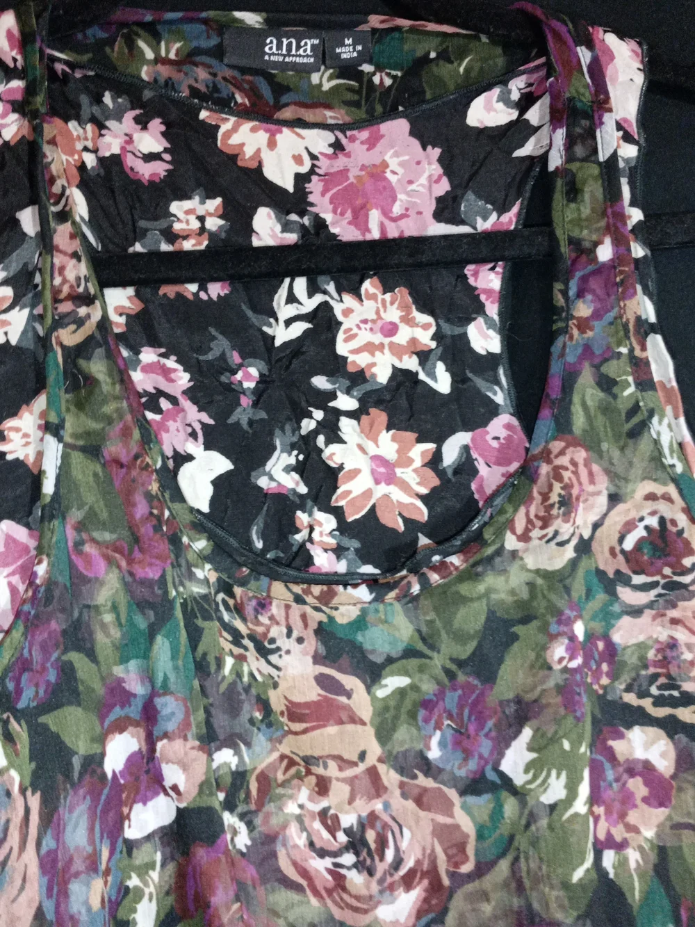 a.n.a Floral Tank Top in Green, Pink, Purple